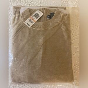 Karen Scott Womens Tan Long Sleeve Sweater Size 2X